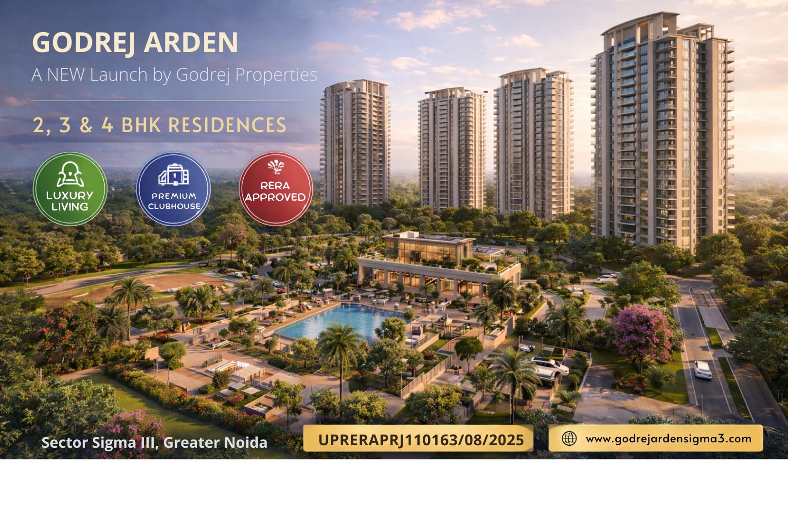 Godrej Arden Premium Residences in Sigma III, Greater Noida