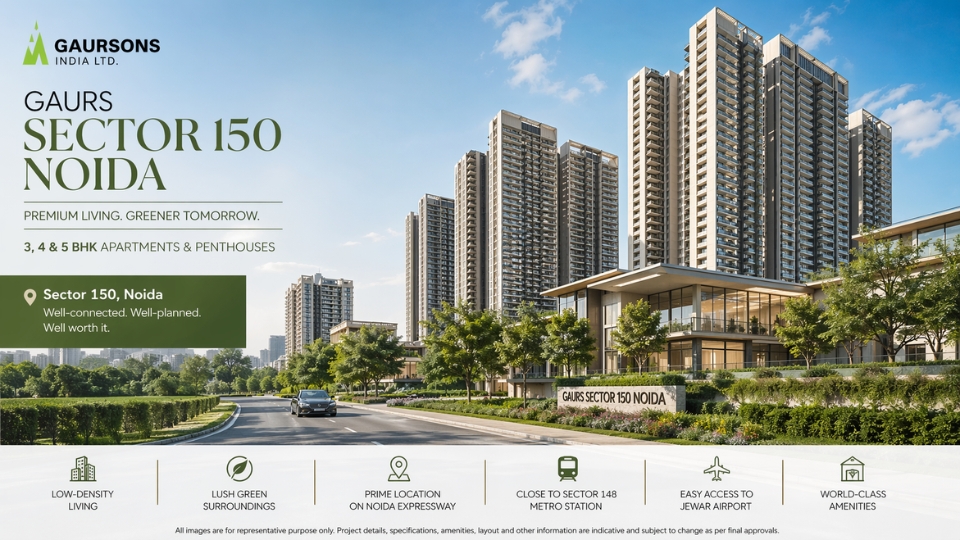 Gaurs Sector 150 Noida Shaped By Airport Development