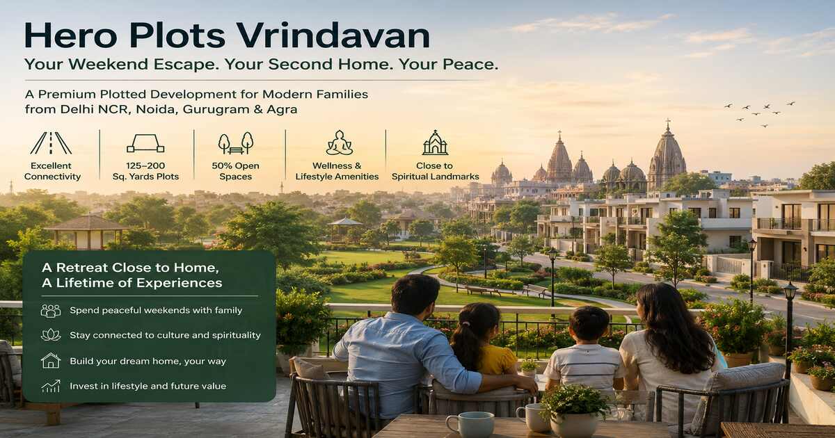 Hero Plots Vrindavan: Build Your Weekend Retreat
