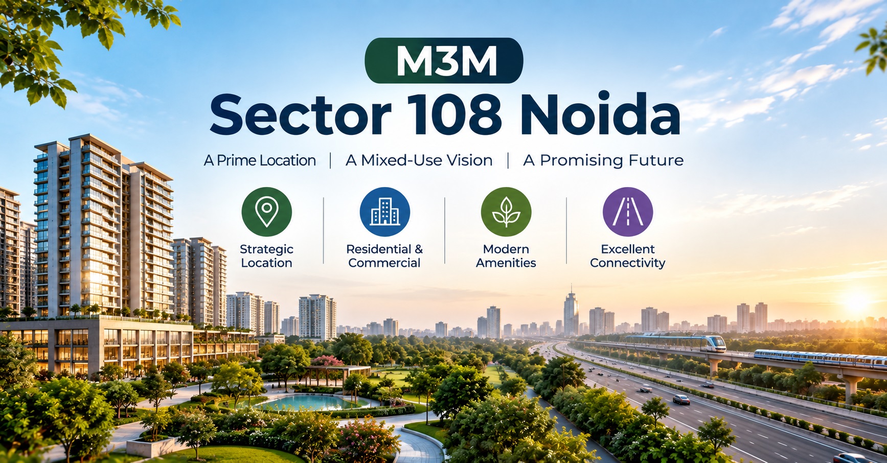 M3M Sector 108 Noida: What Makes Its Location Attractive?