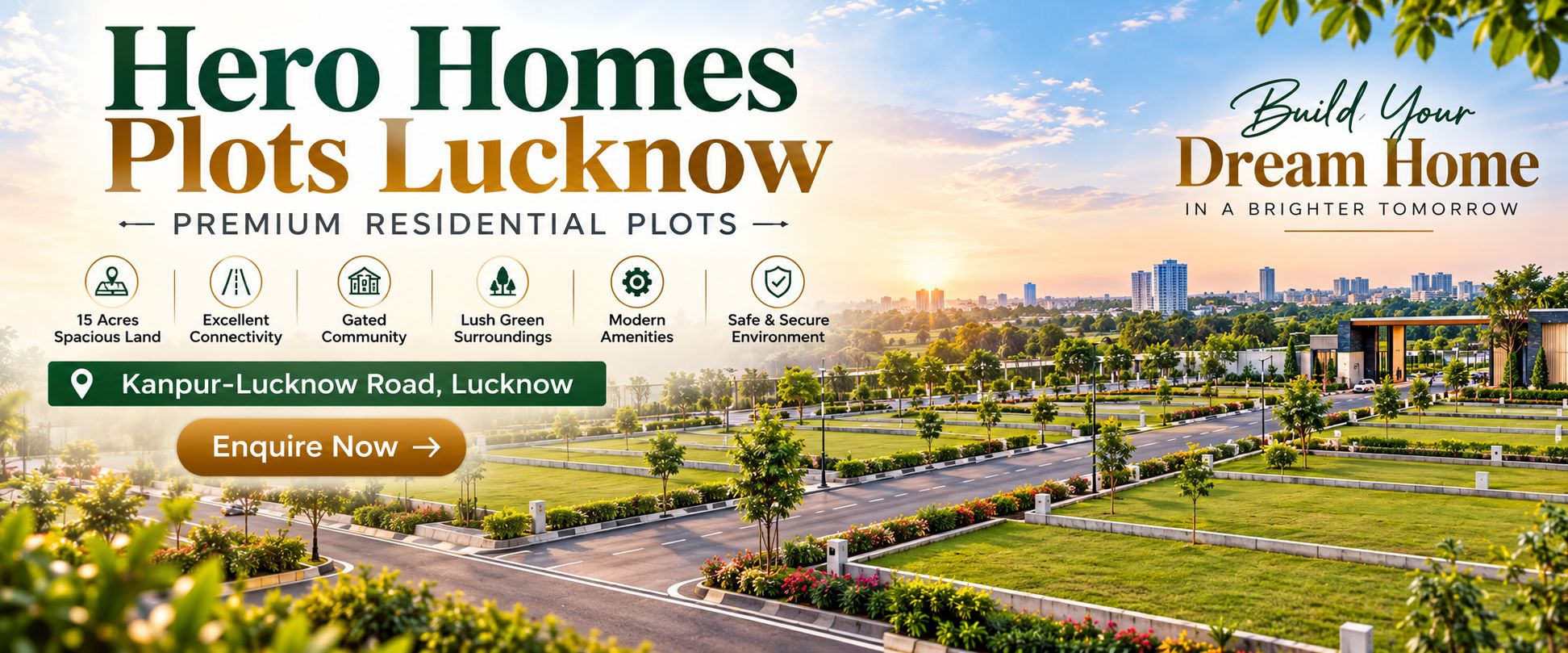 Hero Homes Plots Lucknow – Upcoming Plotted Development