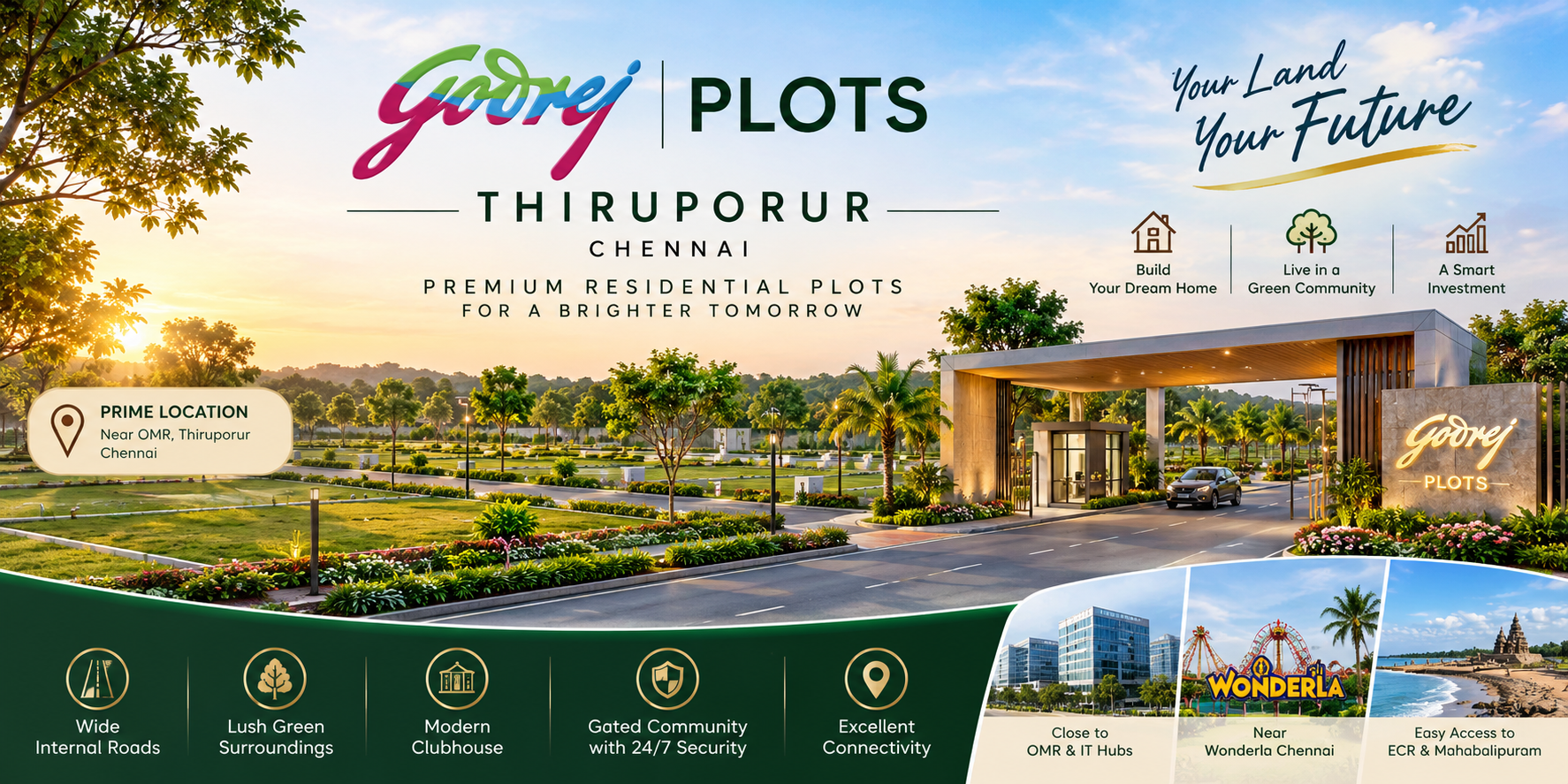 Godrej Plots Thiruporur | Residential Plots Chennai