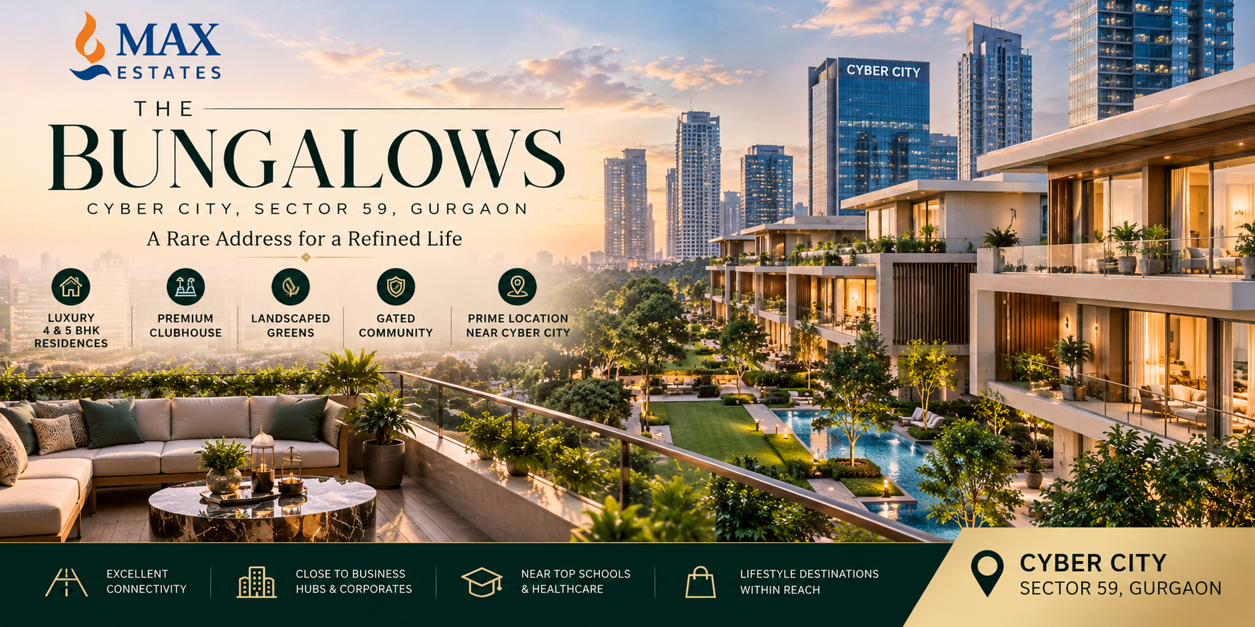 Max Estates The Bungalows | New Homes In Sector Gurugram