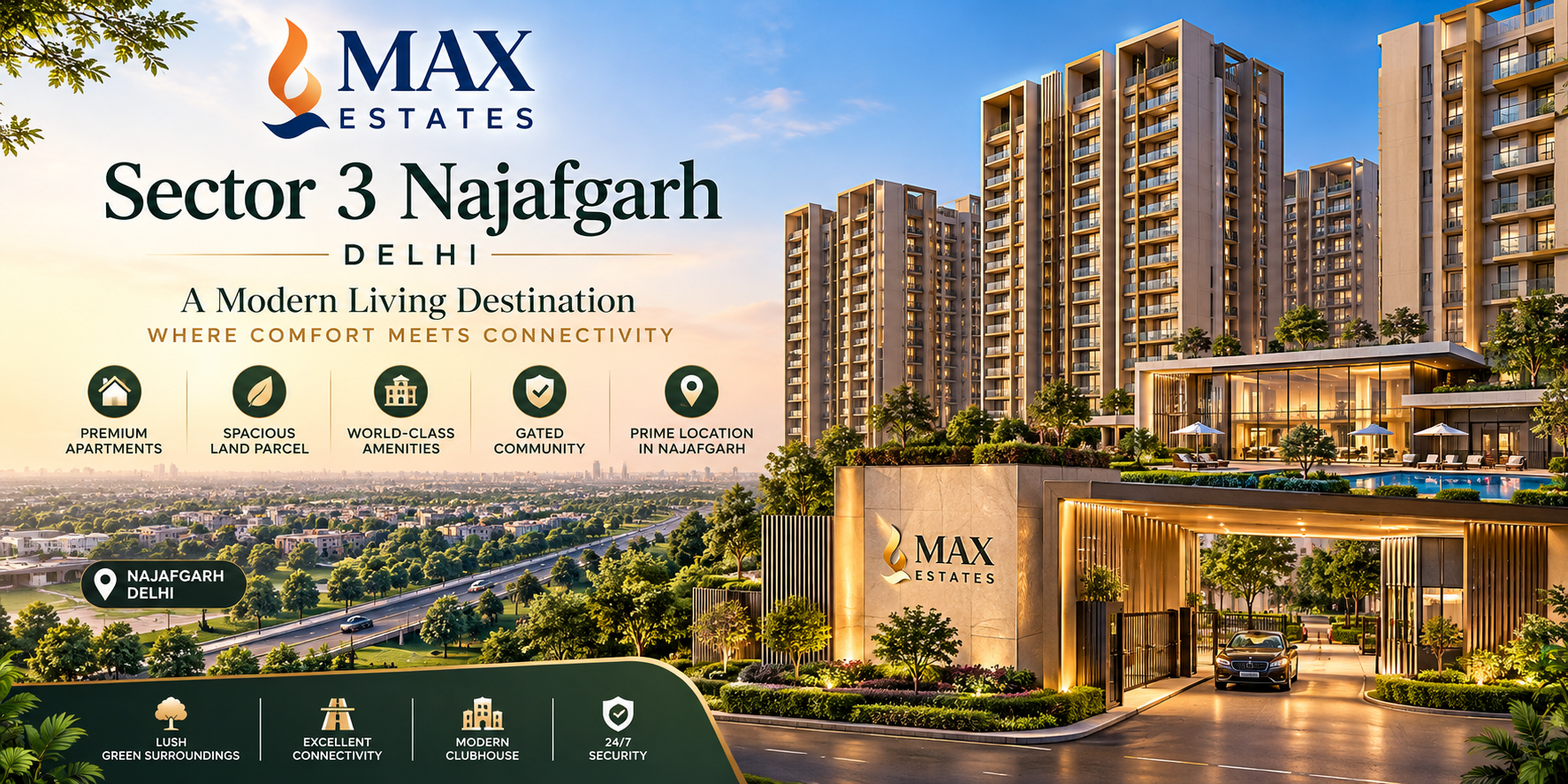 Max Estates Sector 3 Najafgarh – Upcoming Residential Project